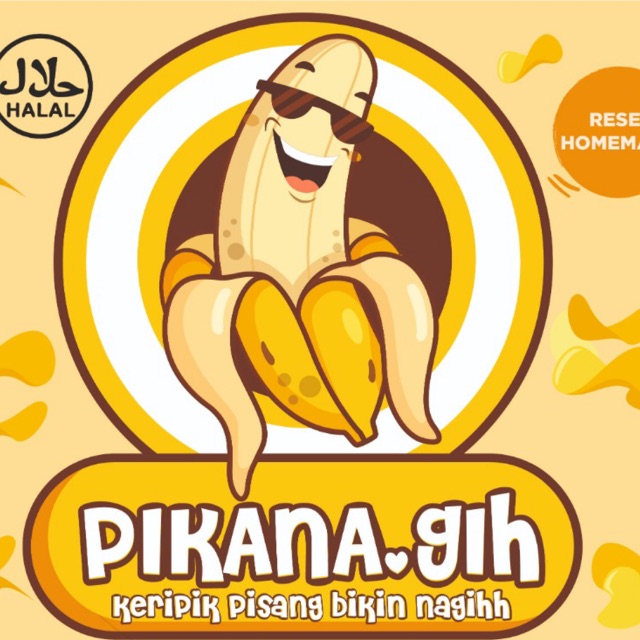 Poster keripik pisang