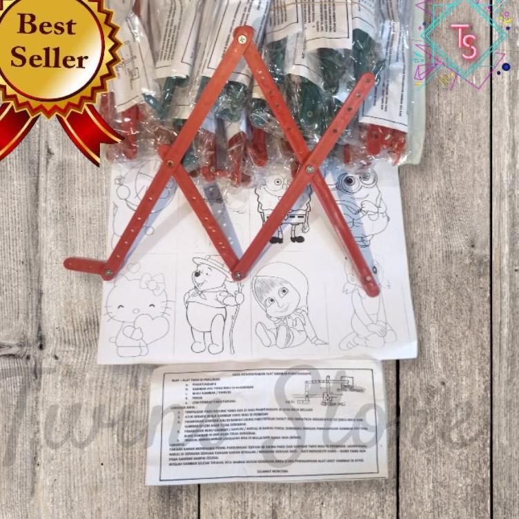 

Stok terbatas!.. Pantograf (Alat Bantu Gambar) Paket Hemat