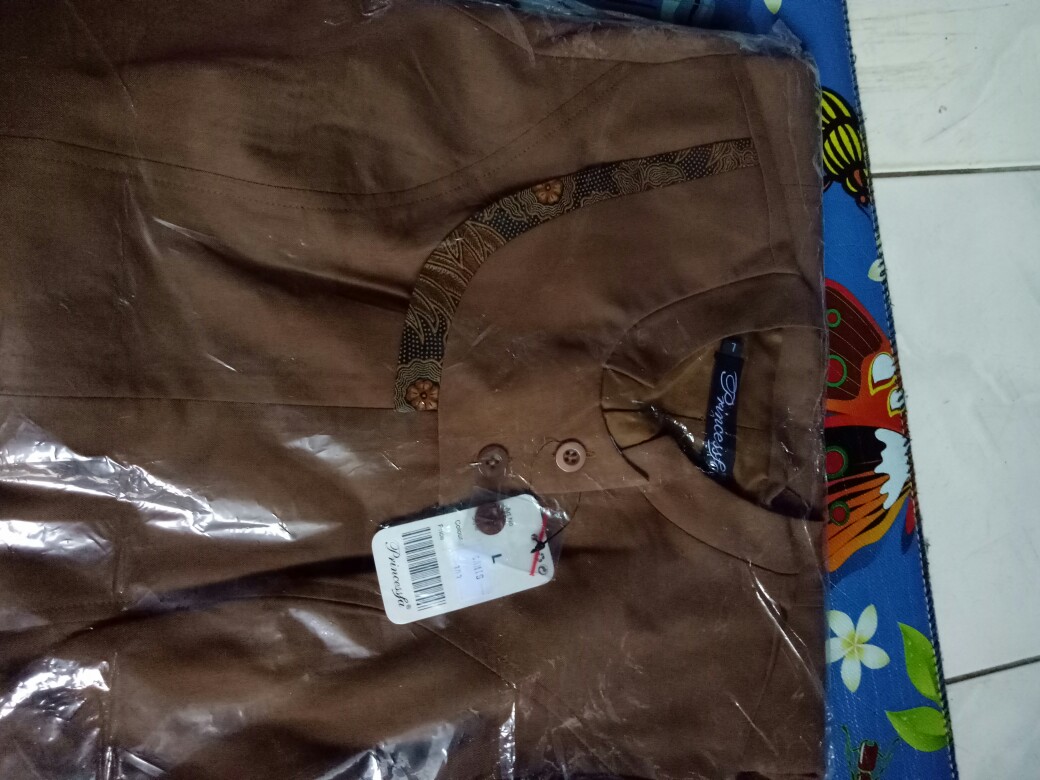 Gamis Pemda Batik / Gamis Pns / Pdh Pemda / Gamis Khaki /princessfa