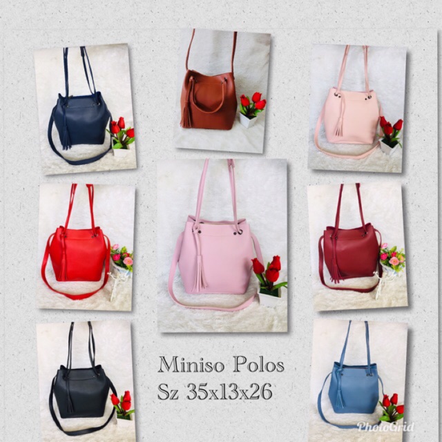 Tas Selempang Miniso Premium / Tas Selempang Wanita Casual