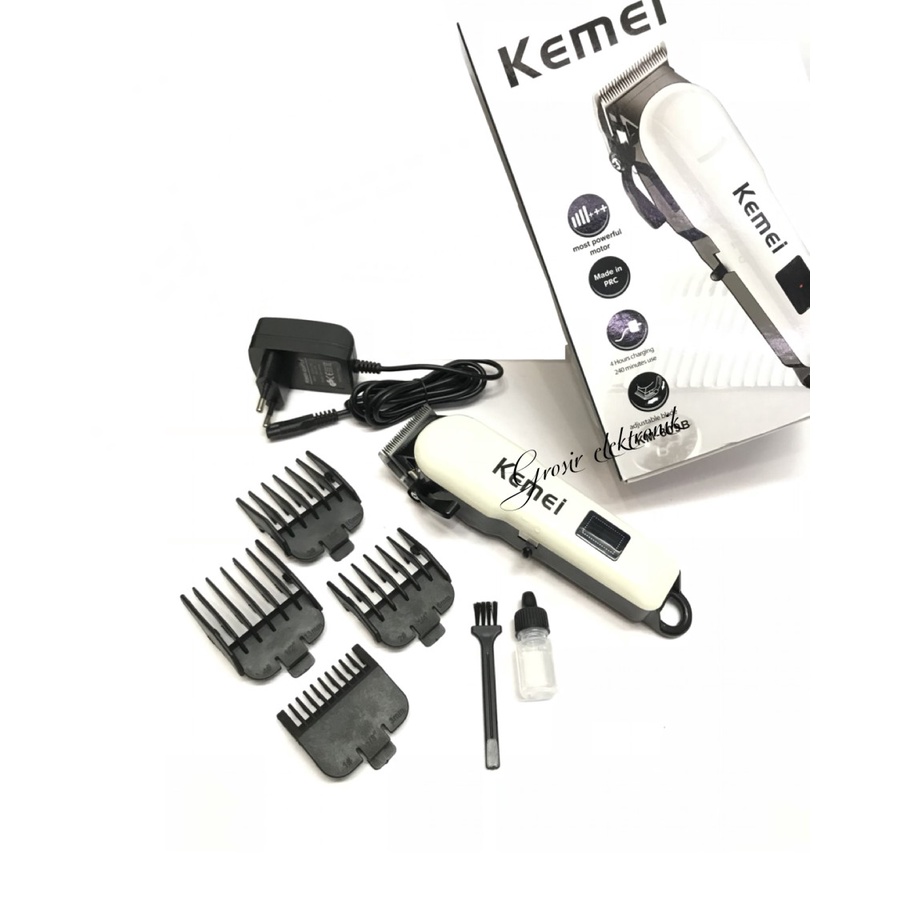 PROMO TERBARU!!! MESIN CUKUR KEMEI KM-809A/KM-809B ALAT CUKUR RAMBUT RECHARGEABLE