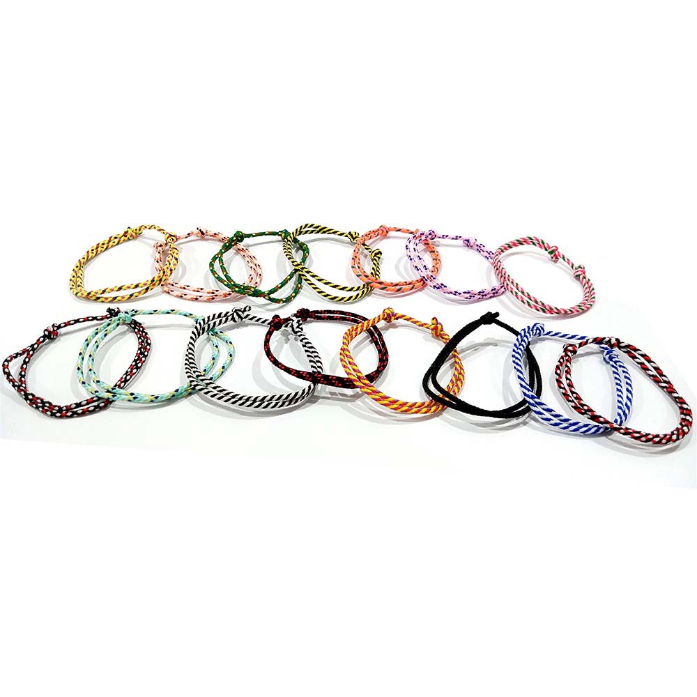 Gelang Simple Knot Tali Prusik 15 Warna