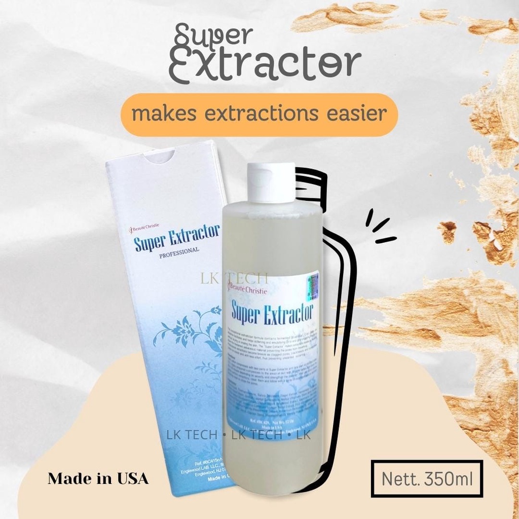 super extractor comedo lotion serum pelunak komedo mudah sedot pencet komedo bersihkan pori 100 / 350 2ml