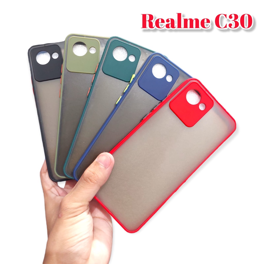 Bumper AERO CASE Realme C30 / C15 6.5 Inchi Premium Hardcase My Choice List Warna Matte