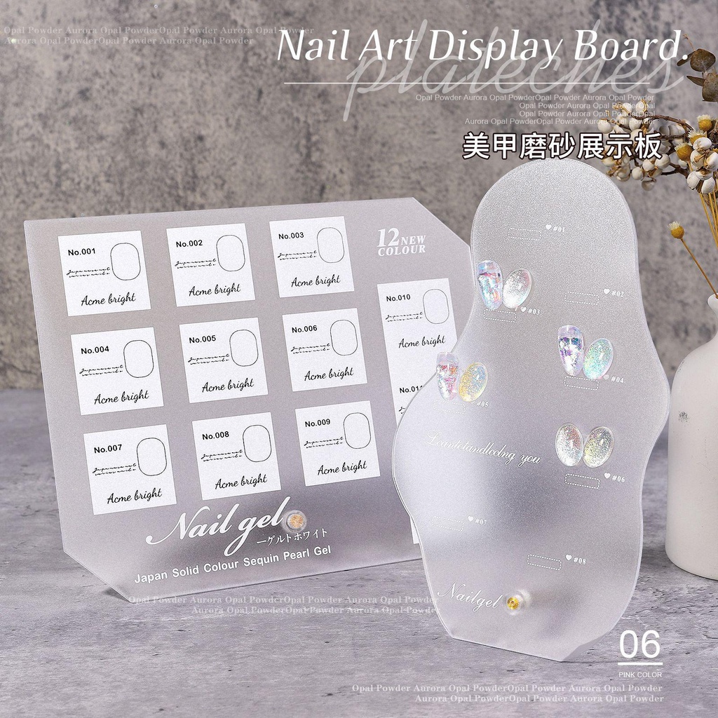 Preva Papan Pajangan Nail Art Pajangan Stand Manicure Nail Gel Polish Akrilik