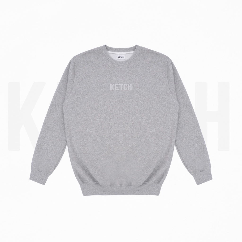 CN003 KETCH SIGNATURE CREWNECK GREY