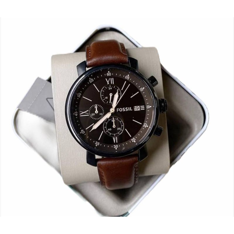 FOSSIL - Rhett Chronograph Brown Leather Watch BQ2459 (ORIGINAL)
