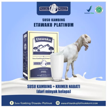 

Susu Kambing Etawaku Platinum 200gr - Mengatasi Masalah Pernafasan/ ASMA