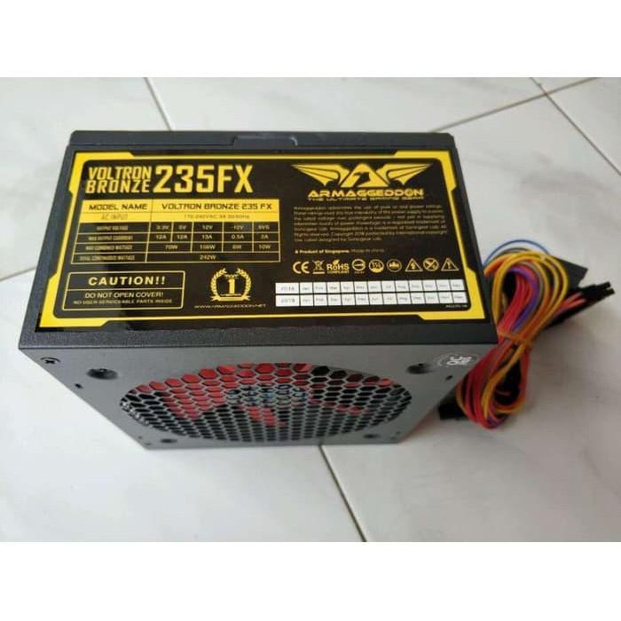 PSU Armageddon VOLTRON Bronze 235FX Garansi Resmi Power Logic 1th