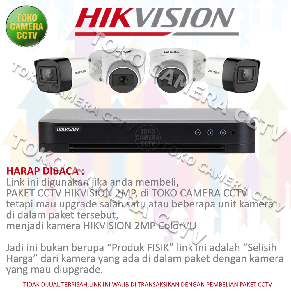 UPGRADE KAMERA HIKVISION 2MP JADI KAMERA HIKVISION 2MP COLORVU