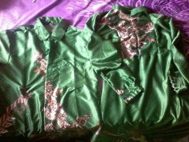 5warna Ramayana Couple 2pcs/kg 100/140 Allsize Gamis Busui Syari Batik Semi Sutera Halus Knz Ch