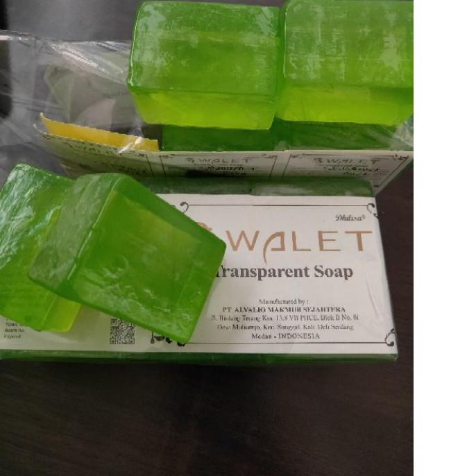 ☃ [PERLUSIN] SABUN WALET HIJAU DHILISA TRANSPARANT ORIGINAL ♀