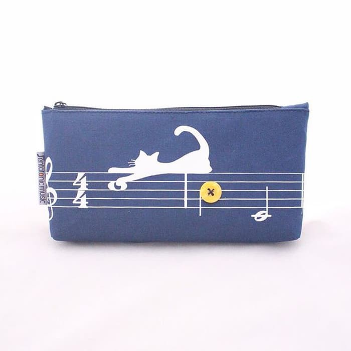 

Unik Music Cat Pencil Case tempat kotak Pensil Alat Tulis terakhir