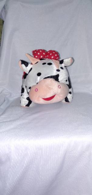 Boneka sapi lucu motif