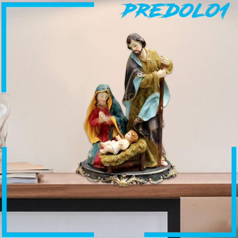 (Predolo1) Patung Bayi Yesus Bahan Resin Untuk Dekorasi