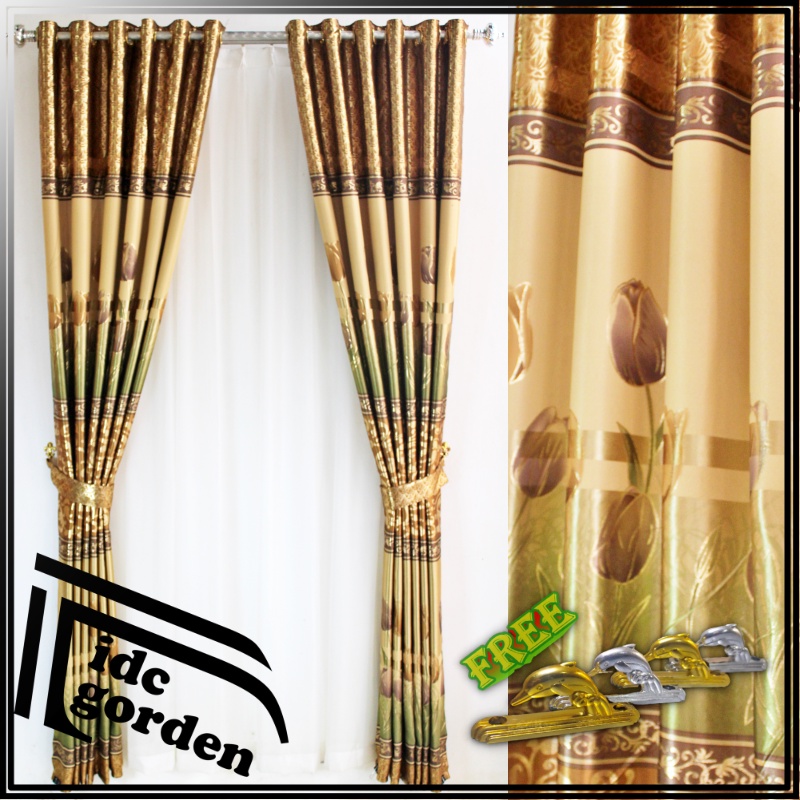 hordeng ruang tamu mewah jendela 2 minimalis terbaru