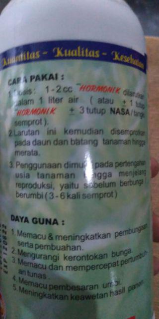 Hormonik (hormon Organik)  Original Asli Pt.  Natural Nusantara (nasa) Cair Terbaik