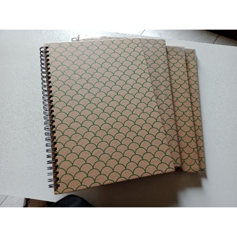 

Note ala jepang Ohayo Spiral notebook B5 motif Wave