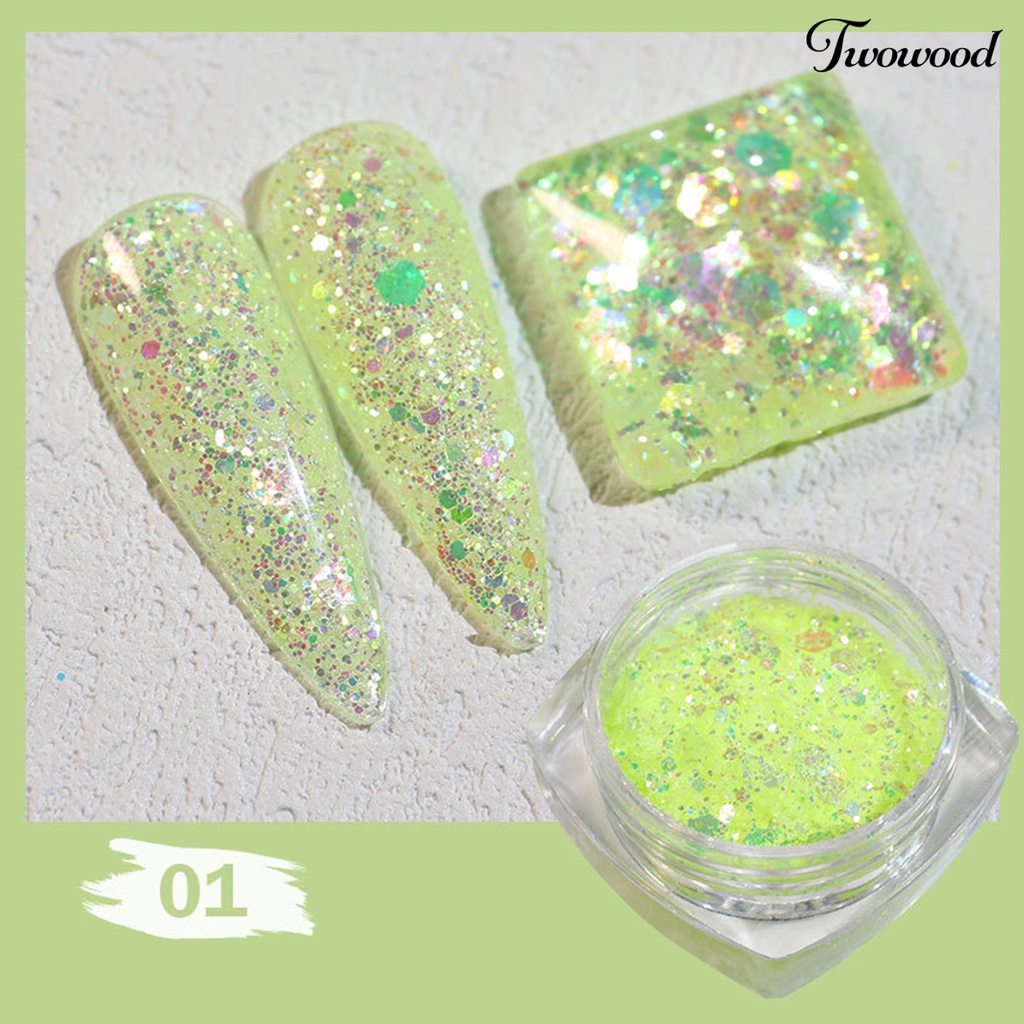 Bubuk Glitter Sequins Untuk Dekorasi Nail Art