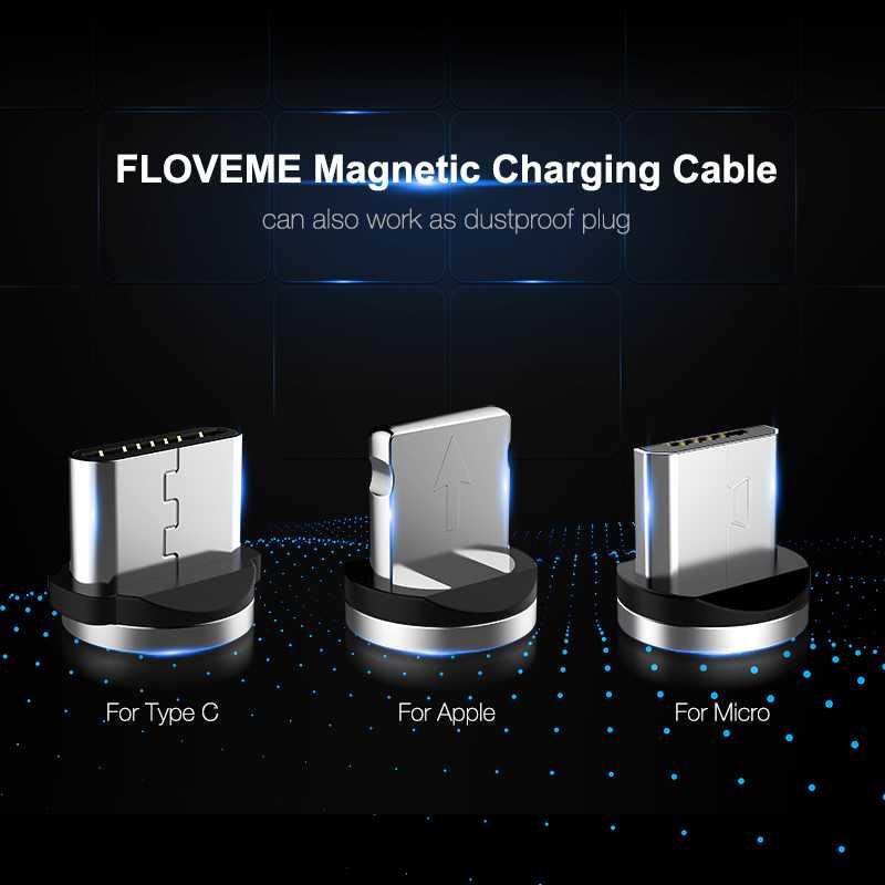 Floveme Kabel Charger Magnetic USB Type C 1 Meter - T21604 ( Al-Yusi )