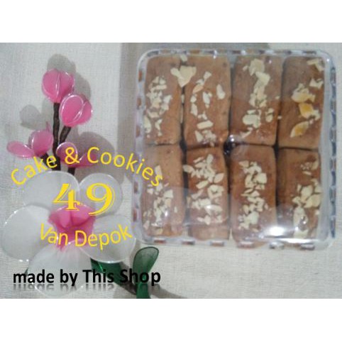 

[SPESIAL KLASIK] Kue Kering Lebaran Homemade Premium Spekuk Almond Cookies Box 49