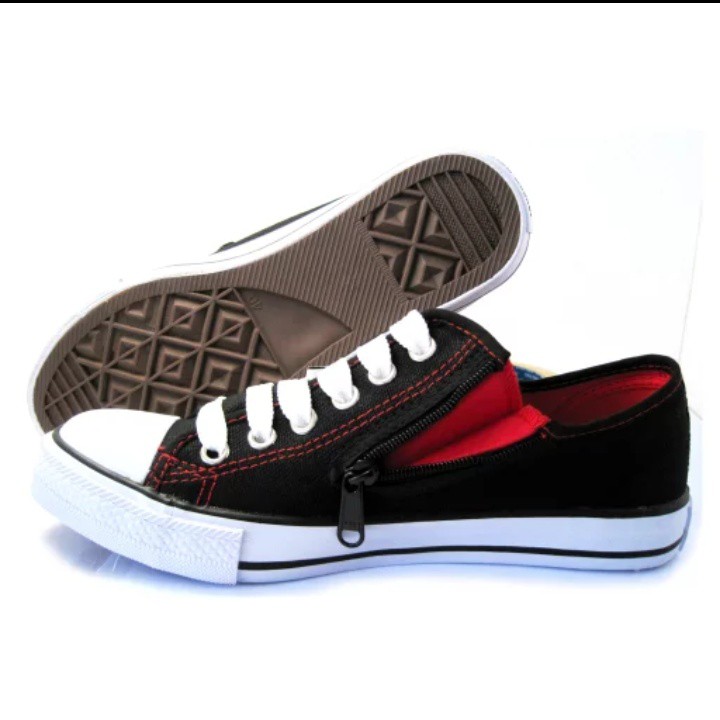 Sepatu Sekolah Sneakers Anak Merk  New Basket boot Pendek 