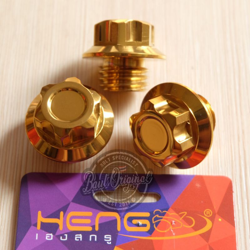 tutup oli probolt gold new model original heng thailand