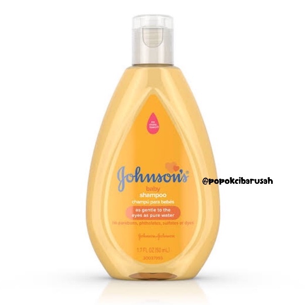 Johnson's Baby Shampoo Gold 50ml/100ml/200ml/popokcibarusah