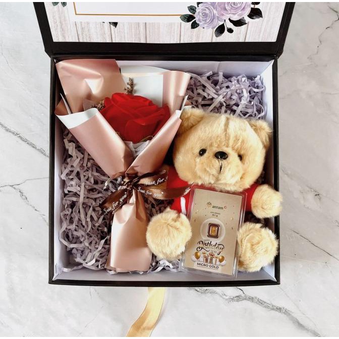 Gift Emas Antam LM 01 Hadiah Kado Ulang Tahun Wanita Istri Kado Wisuda