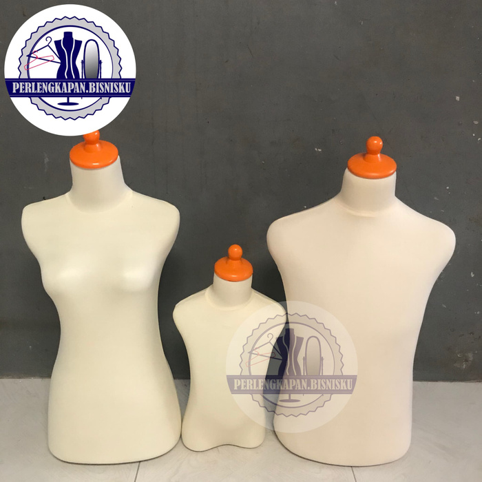 Mars_venus -  Manekin Patung Baju Pria Wanita Anak Platik (Family Set)