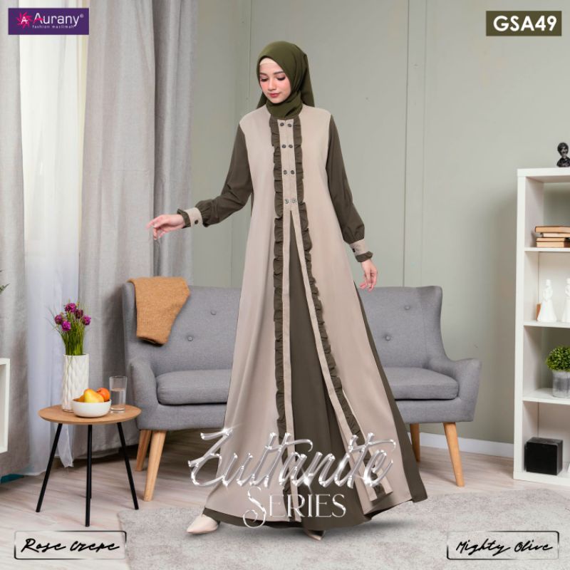 GAMIS GSA 49 AURANY ©  LOOK SYARI &amp; ELEGAN