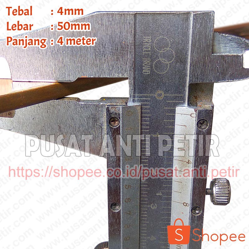 Jual Busbar Tembaga X X Plat Grounding Bus Bar Panel Copper