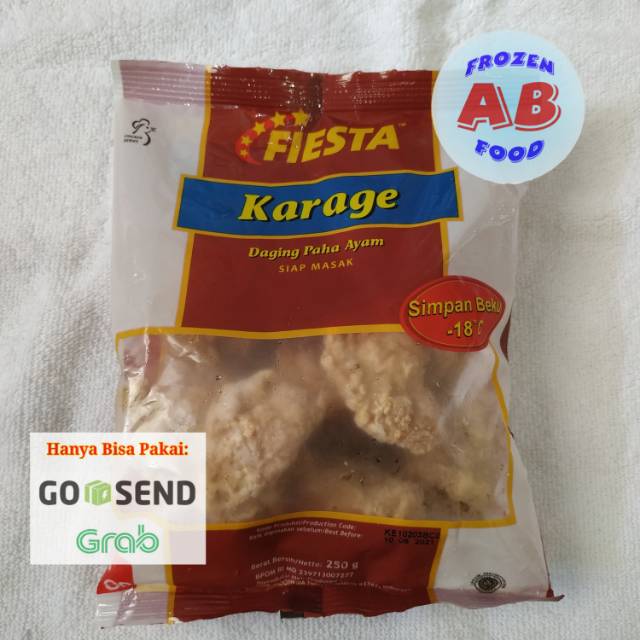 

Fiesta Karage 250 gram Fiesta Chicken Karage 250gram Daging Paha Ayam