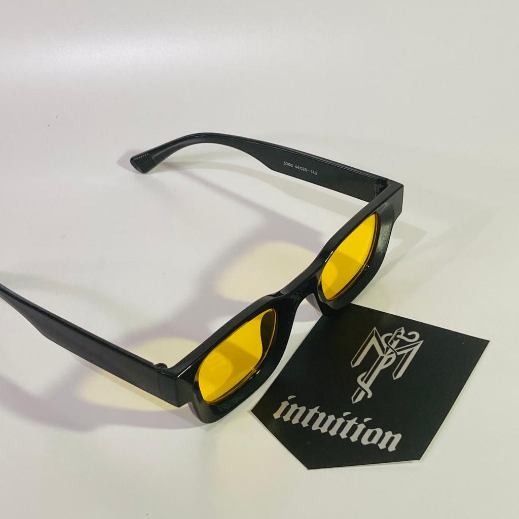 KACAMATA BOLDIE FRAME TEBAL - BLACK YELLOW