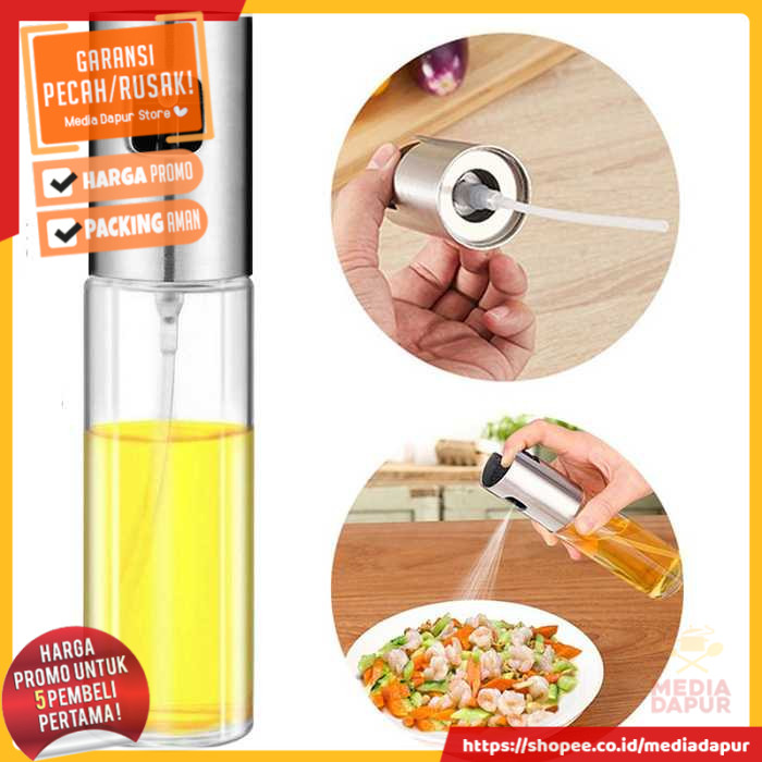 

Botol MInyak Semprot Spray Olive Oil BBQ Chinese Food 100ml Aihogard