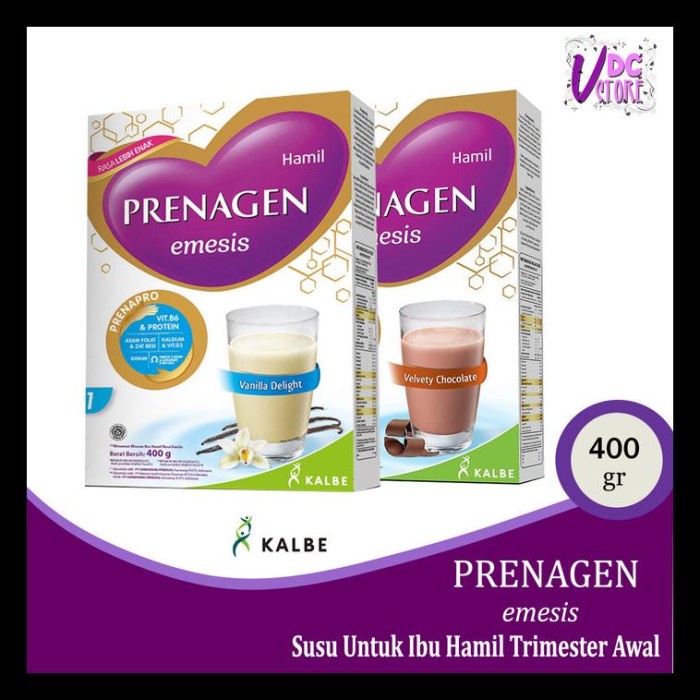 

Susu Ibu Hamil PRENAGEN Emesis 400 gr - Rasa Vanila & Coklat - Susu - Vanila