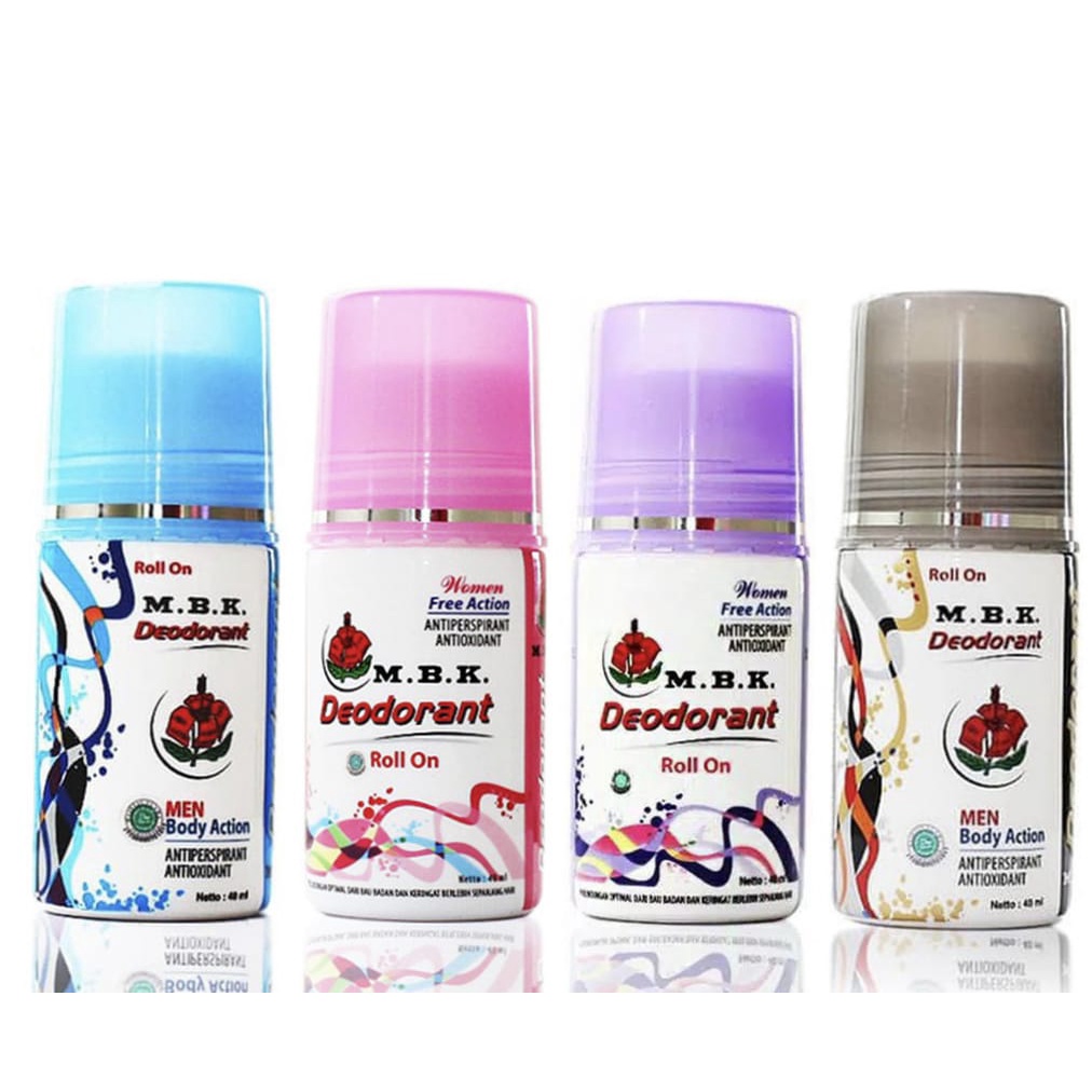 Jual MBK Deodorant Roll On Pria Dan Wanita 40ml | Shopee Indonesia