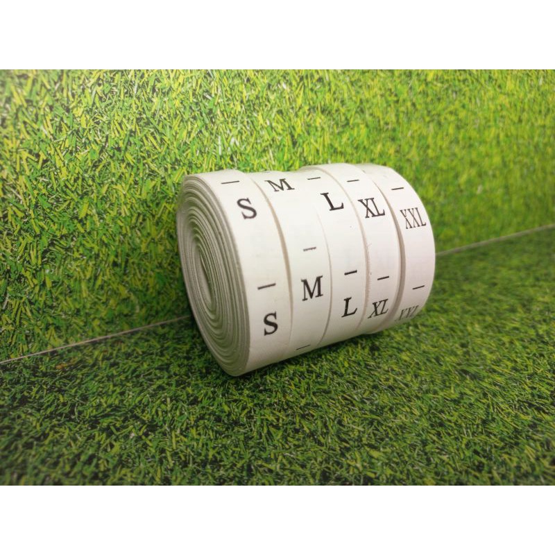 

size label ( sablon ) XL isi 360+-