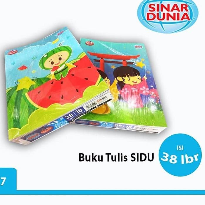 

Terlaris BUKU TULIS SIDU 38 ISI 10