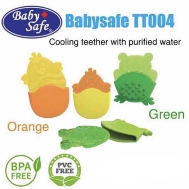 Baby Safe Cooling Teether With Purified Water TT004-Gigitan Gigi Bayi pereda Nyeri Tumbuh Gigi