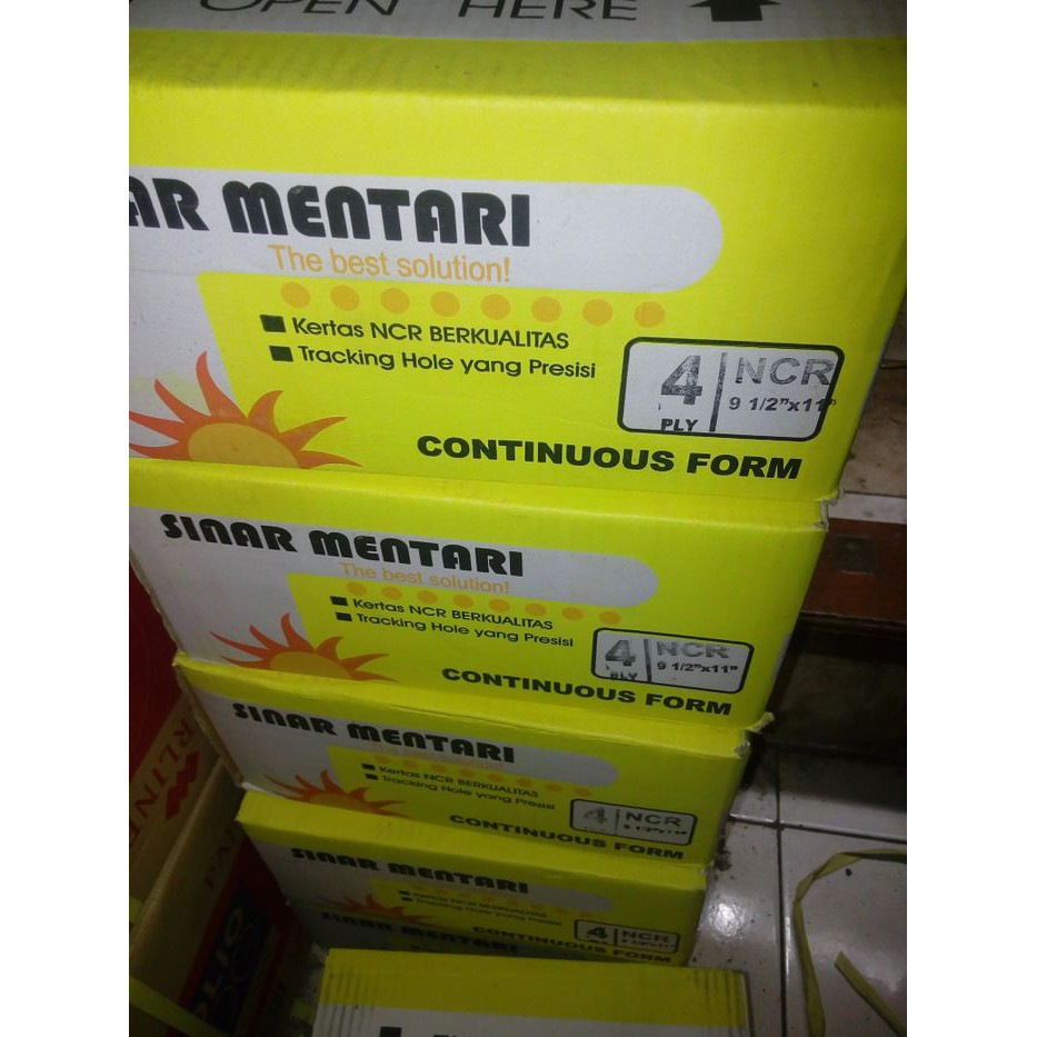 

Promo Continuous form sinar mentari 9.5 x 11- 4 ply Elegan