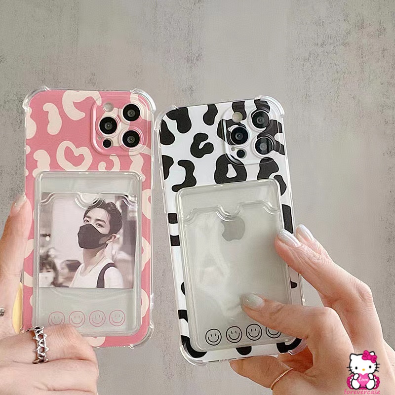 Soft Case Tpu Transparan Motif Leopard Slot Kartu Untuk Vivo Y21S Y21T Y20S Y20A Y20G Y17 Y20S Y12 Y12A Y30G Y11Y12i Y21 Y15 Y33s Y21S