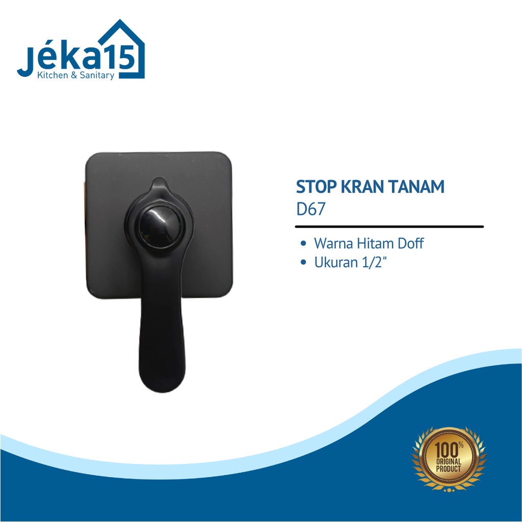 STOP KRAN TANAM MINIMALIS |  STOP KRAN KUNINGAN HITAM