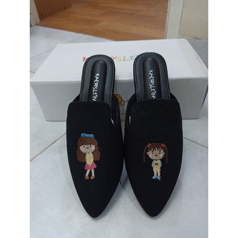 Kaerysleika  Classic Ink Mules size 37