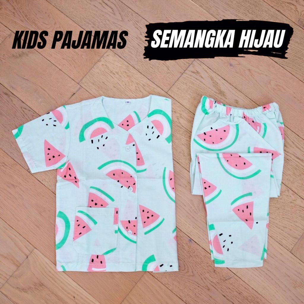 PIYAMA ANAK PEREMPUAN 1-9 TAHUN / BALITA BATITA SD / BAJU TIDUR KATUN GIRL CEWE KARTUN MOTIF LUCU / KIDS PAJAMAS