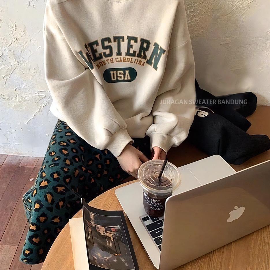 WESTERN USA Sweatshirt Sweater Sweeter Sweter Switer Switter Suiter Sweteer Crewneck Hoodie Crewnek 