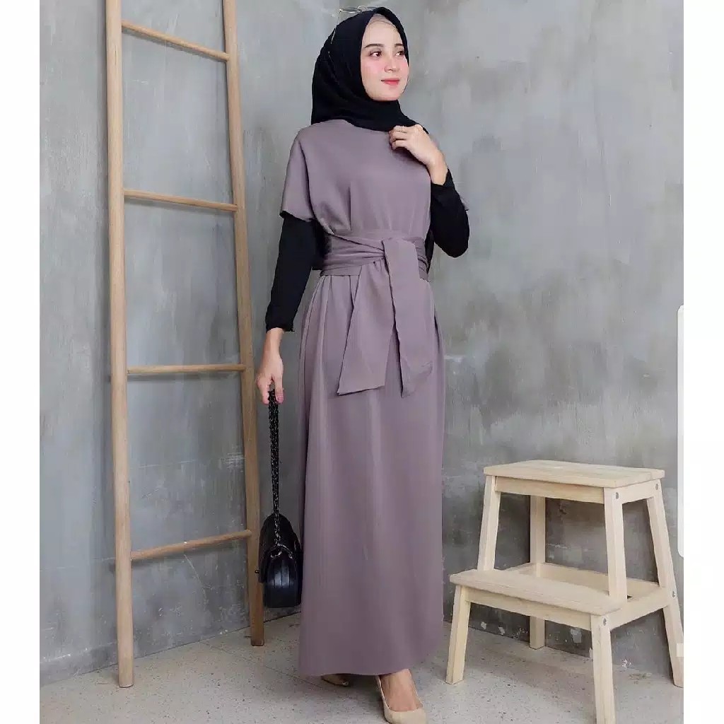 GAMIS MUSLIM WANITA TERBARU WILONA DRESS R.A