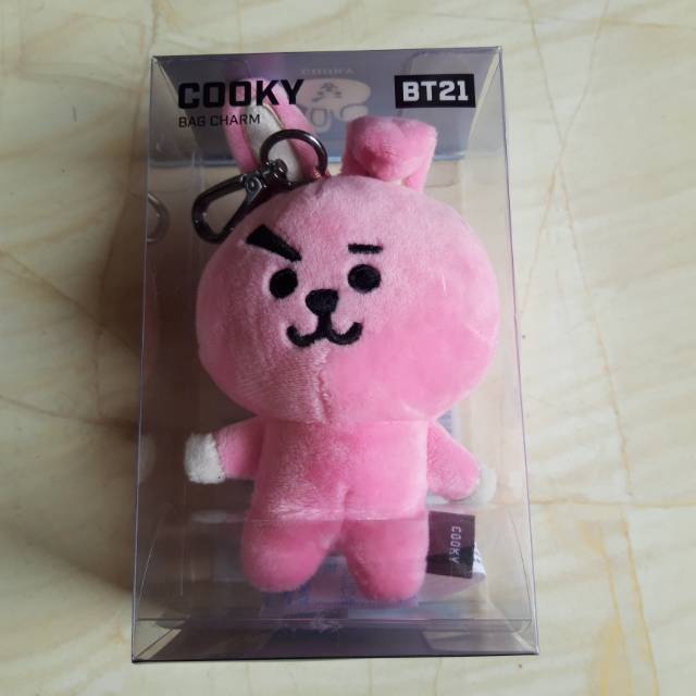 BAG CHARM OFFICIAL BT21 LINE STORE COOKY