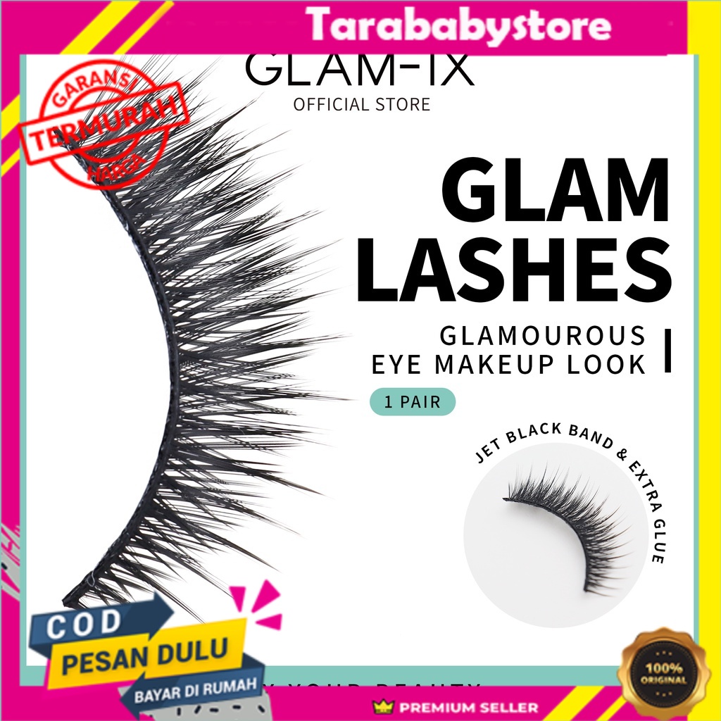 GLAMFIX Perfect Blink Lashes Bulu Mata Glam New _ Bulu Mata Palsu | GLAM FIX Alat Kecantikan Makeup by YOU ORIGINAL