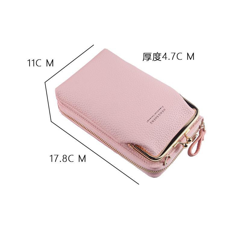 Dompet Tas Selempang Wanita Tali Panjang Dompet Handphone Style Wanita Korea